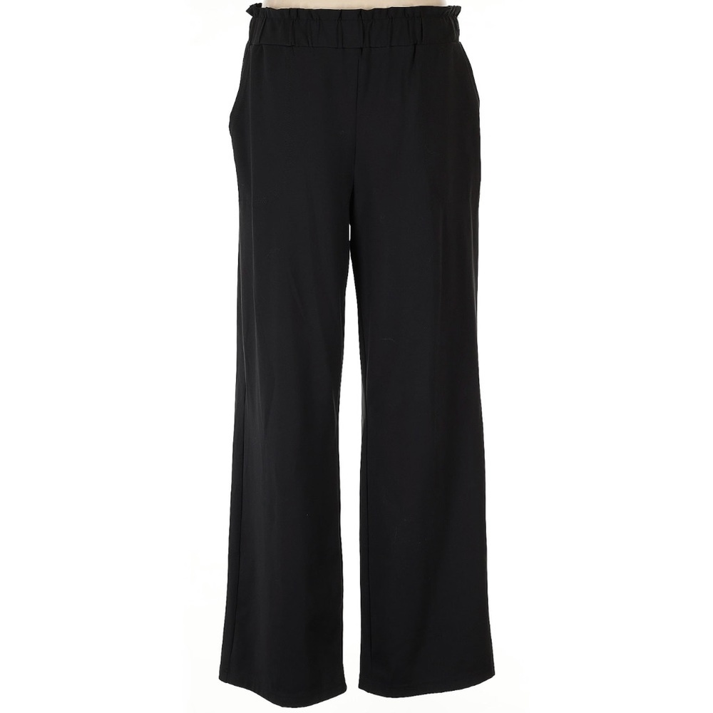 Joie x Anthropology Women's Black Stretch Elastic Cinch Waist Gaucho Pants XXL
